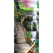 Charger l&#39;image dans la galerie, Chevalet de chute d’eau - diamant rond complet -
