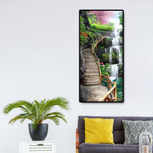 Charger l&#39;image dans la galerie, Chevalet de chute d’eau - diamant rond complet -
