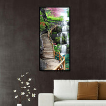 Charger l&#39;image dans la galerie, Chevalet de chute d’eau - diamant rond complet -
