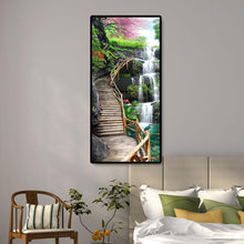 Charger l&#39;image dans la galerie, Chevalet de chute d’eau - diamant rond complet -
