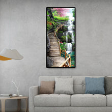 Charger l&#39;image dans la galerie, Chevalet de chute d’eau - diamant rond complet -
