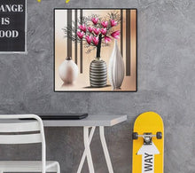 Charger l&#39;image dans la galerie, Vase - diamant rond complet -
