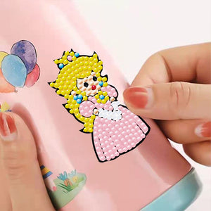 2pcs dessin animé bricolage diamant dessin autocollant