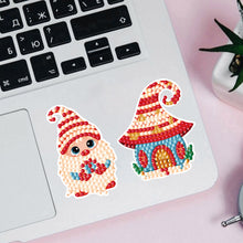 Charger l&#39;image dans la galerie, 2pcs Noël DIY Diamant Dessin Autocollants
