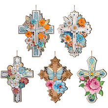 Charger l&#39;image dans la galerie, Cross-Single Side Drill-Diamond Pendant
