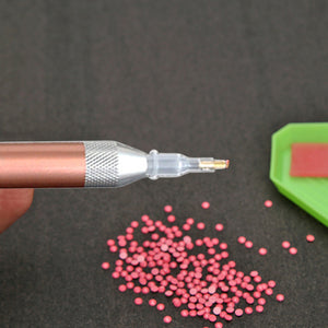 Kit de stylo de forage à point lumineux de charge USB Diamond Painting