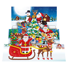 Charger l&#39;image dans la galerie, 8pcs/Set-Christmas-Diamond Cartes de voeux

