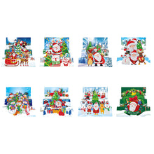 Charger l&#39;image dans la galerie, 8pcs/Set-Christmas-Diamond Cartes de voeux
