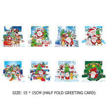 Charger l&#39;image dans la galerie, 8pcs/Set-Christmas-Diamond Cartes de voeux

