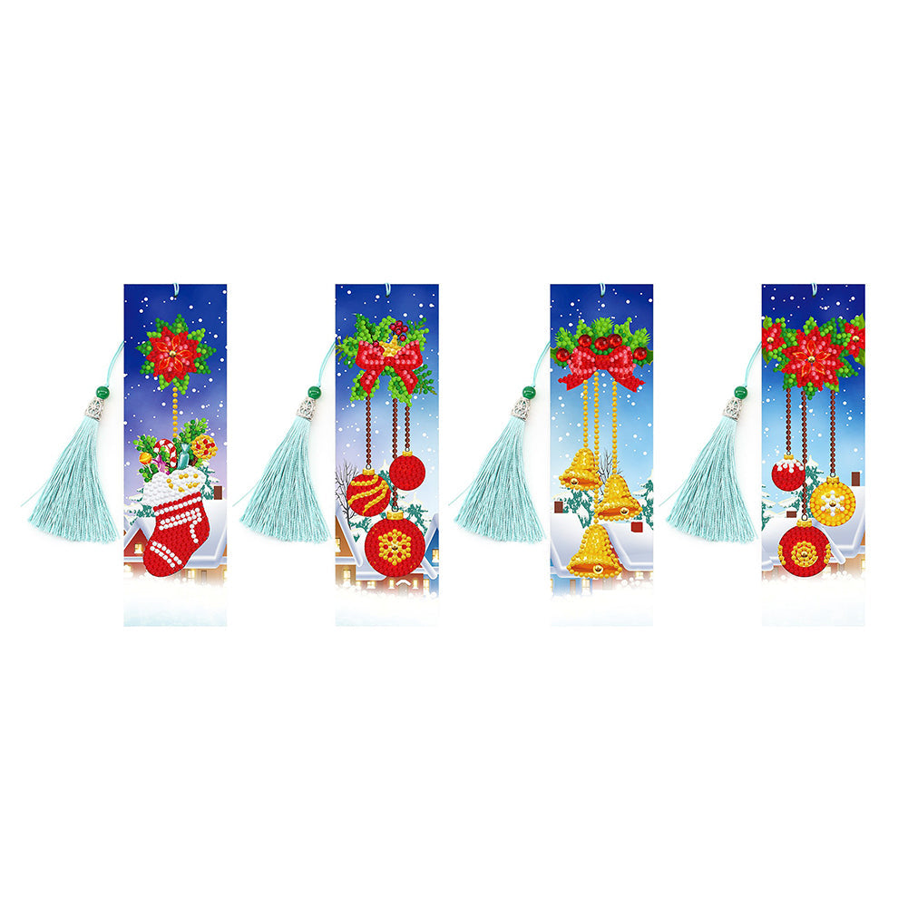 4pcs Noël-DIY Diamond Painting signet