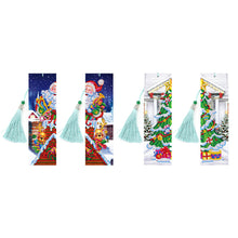 Charger l&#39;image dans la galerie, 4pcs Noël-DIY Diamond Painting signet
