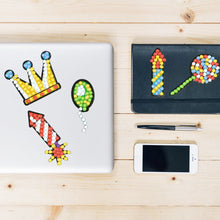 Charger l&#39;image dans la galerie, 14pcs-Birthday Cake-Diamond Painting Autocollants

