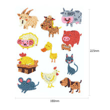 Charger l&#39;image dans la galerie, 11pcs-Animal-Diamond Painting Autocollants
