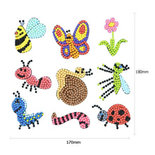 Charger l&#39;image dans la galerie, 9pcs-Animal-Diamond Painting Autocollants
