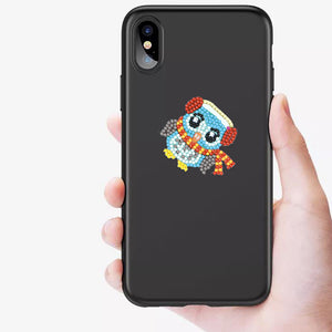 6pcs-Owl-Diamond Painting Autocollants