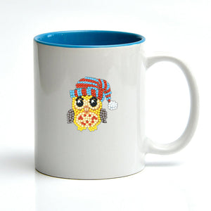 6pcs-Owl-Diamond Painting Autocollants