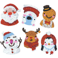 Charger l&#39;image dans la galerie, 6pcs-Christmas-Diamond Painting Autocollants
