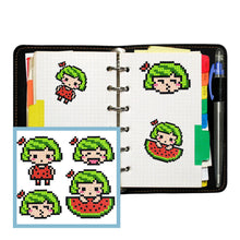 Charger l&#39;image dans la galerie, 4pcs-Girl-Diamond Painting Autocollants
