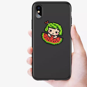 4pcs-Girl-Diamond Painting Autocollants