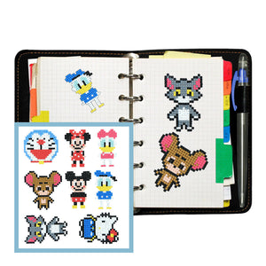 8pcs-Cartoon-Diamond Painting Autocollants