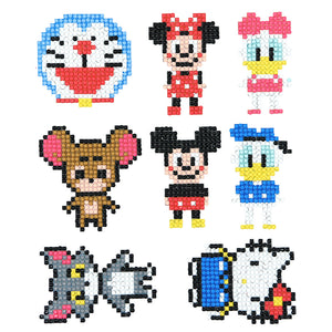 8pcs-Cartoon-Diamond Painting Autocollants