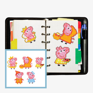5pcs-Page-Diamond Painting Autocollants
