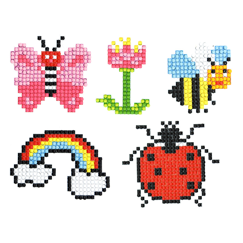 5pcs-Insect-Diamond Painting Autocollants