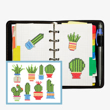 Charger l&#39;image dans la galerie, 8pcs-Cactus-Diamond Painting Autocollants

