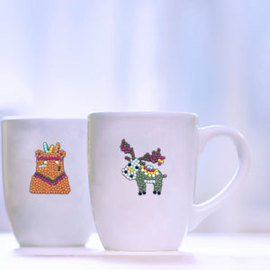 9pcs-Animal-Diamond Painting Autocollants