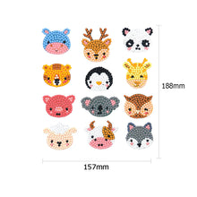 Charger l&#39;image dans la galerie, 12pcs-Animal-Diamond Painting Autocollants
