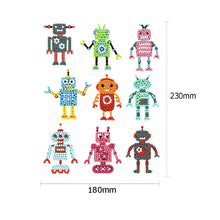 Charger l&#39;image dans la galerie, 9pcs-Hyperactive Robot-Diamond Painting Autocollants
