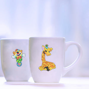 9pcs-Animal-Diamond Painting Autocollants