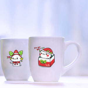4pcs-Rabbit-Diamond Painting Autocollants