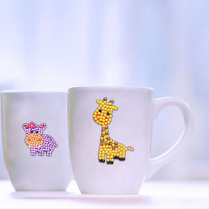 9pcs-Animal-Diamond Painting Autocollants