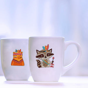 6pcs-Animal-Diamond Painting Autocollants