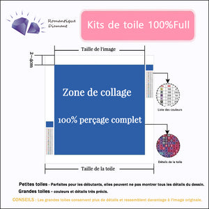 [Multi-Taille en option]Cuisine - Complète Rond/Carré Daimond Painting