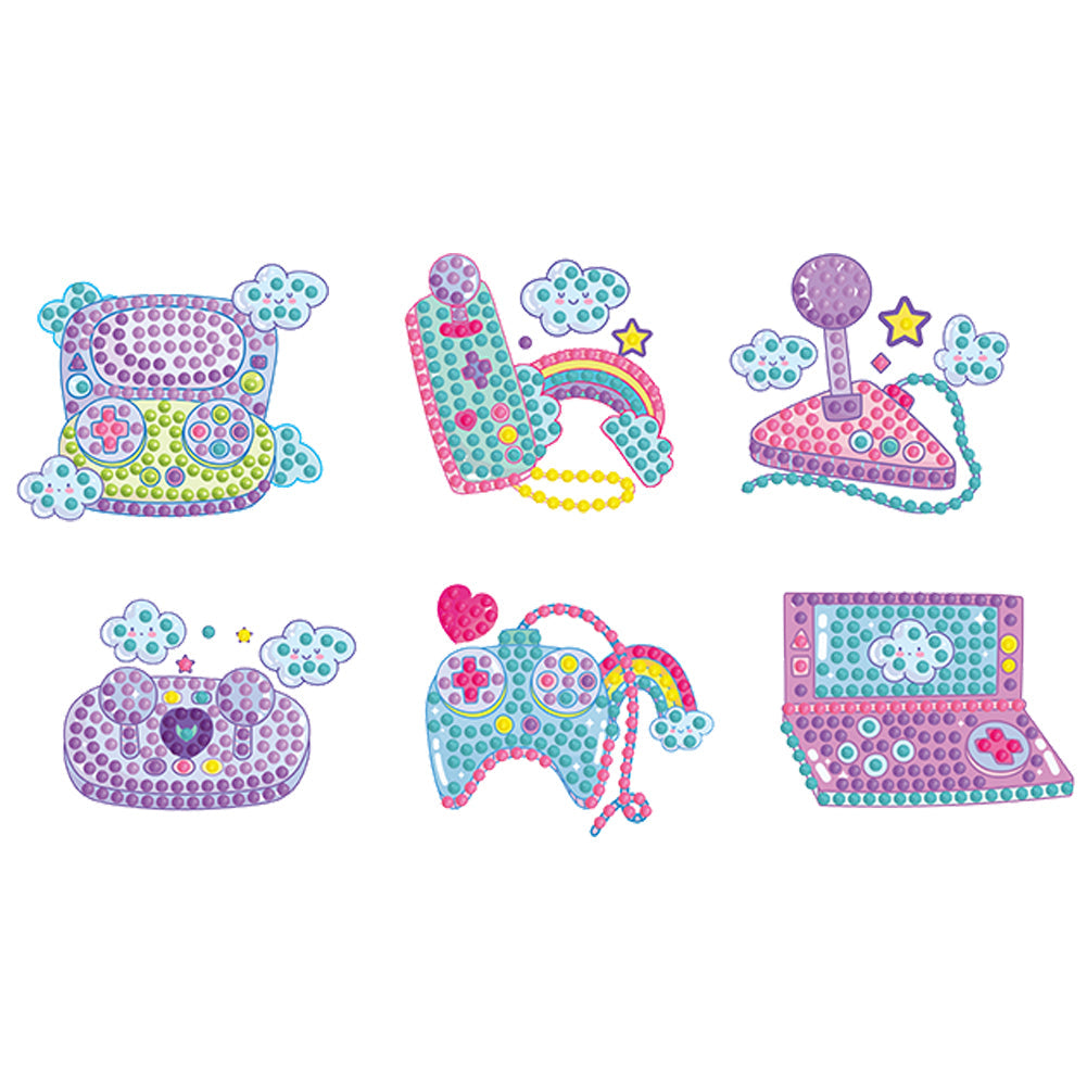 6pcs-Gamepad-Diamond Painting Autocollants