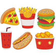 Charger l&#39;image dans la galerie, 6pcs-Fries-Diamond Painting Autocollants
