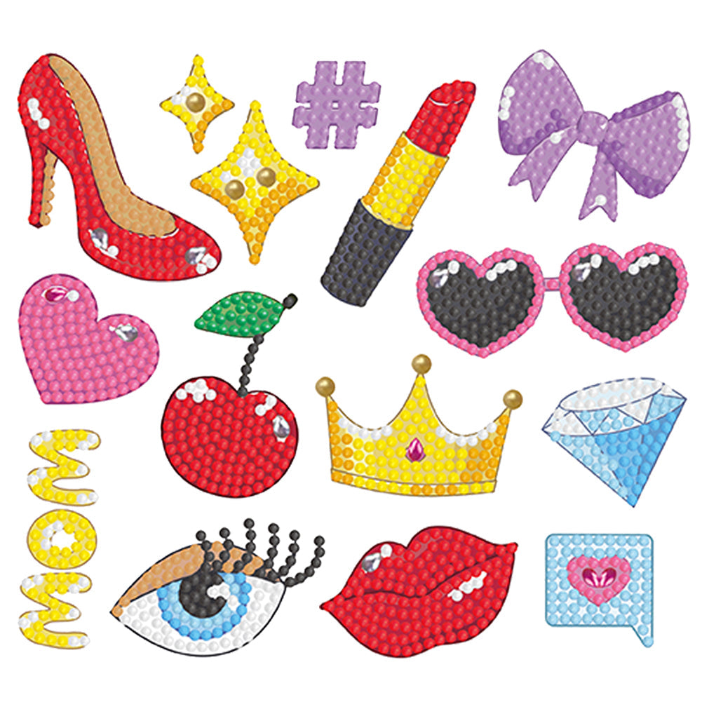 13pcs-Mother'S Day Jewelry-Diamond Painting Autocollants