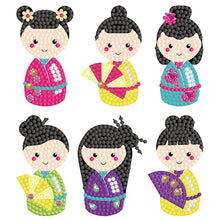Charger l&#39;image dans la galerie, 6pcs-Doll-Diamond Painting Autocollants
