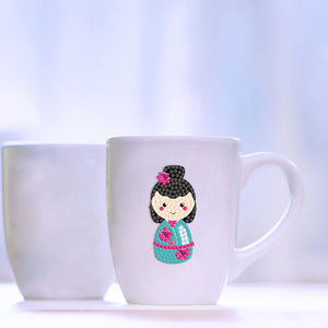 6pcs-Doll-Diamond Painting Autocollants