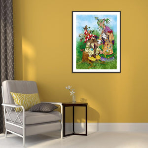Goblin Cartoon-40x50cm(Canvas) Full Drill Round Drill Diamond Painting