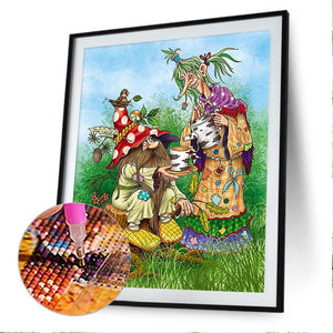 Goblin Cartoon-40x50cm(Canvas) Full Drill Round Drill Diamond Painting