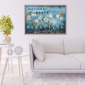 Fleur-Plein Foret Rond Foret-50x40cm-Peinture Diamant