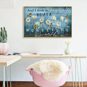 Fleur-Plein Foret Rond Foret-50x40cm-Peinture Diamant