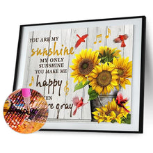 Charger l&#39;image dans la galerie, Flower-Full Drill Round Drill-50x40cm-Diamond Painting

