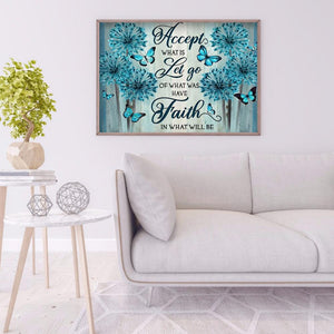 Fleur-Plein Foret Rond Foret-50x40cm-Peinture Diamant