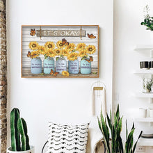 Charger l&#39;image dans la galerie, Fleur-Plein Foret Rond Foret-50x40cm-Peinture Diamant
