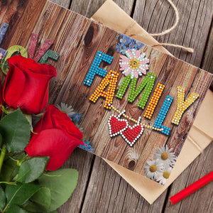 4pcs/Set-Holiday-Diamond Cartes de voeux