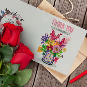 4pcs/Set-Holiday-Diamond Cartes de voeux